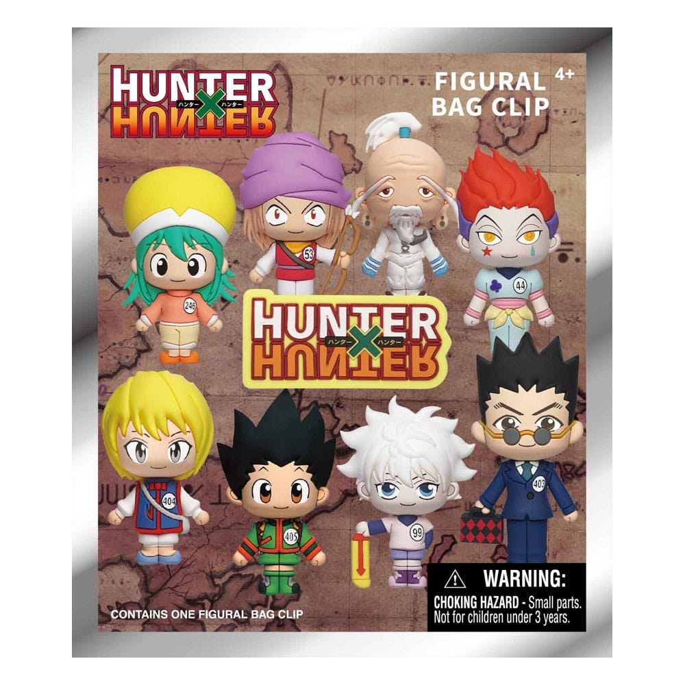 Hunter x Hunter 3D PVC-Taschenanhänger Serie 1 Display (24)