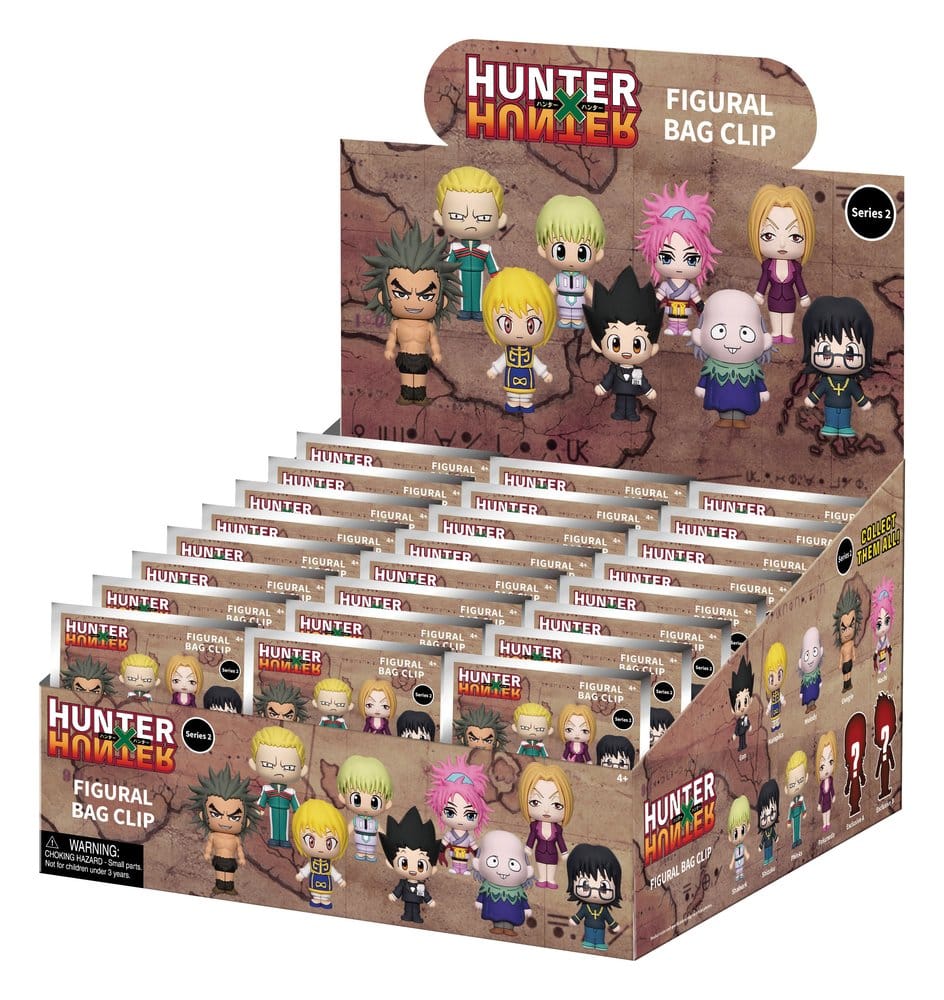 Hunter × Hunter 3D PVC-Taschenanhänger Series 2 Display (24)