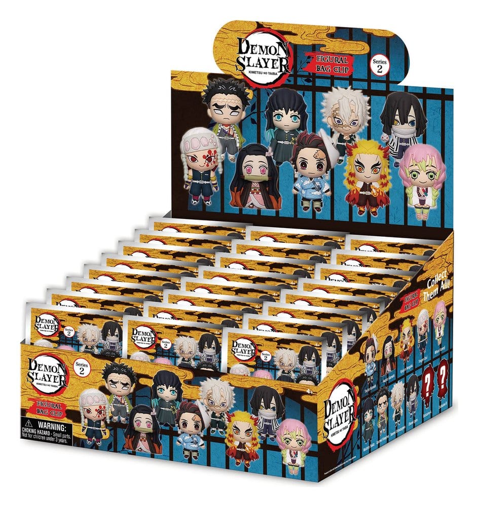 Demon Slayer: Kimetsu no Yaiba PVC-Taschenanhänger Series 2 Display (24)