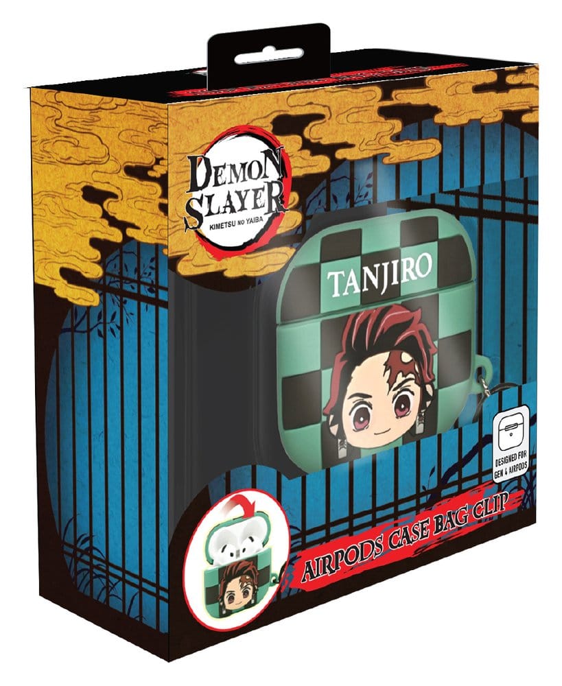 Demon Slayer 3D Schaumstoff Airpods Hülle Taschenanhänger Tanjiro Display (12)