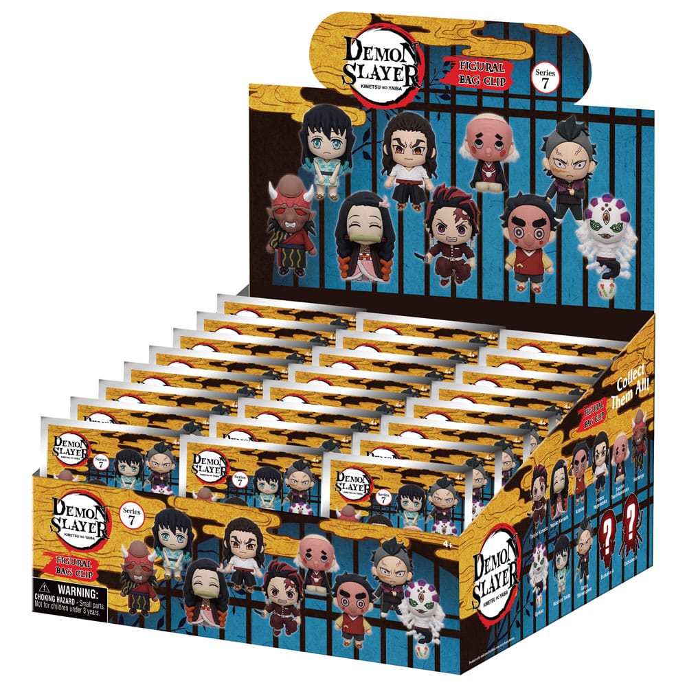 Demon Slayer 3D PVC-Taschenanhänger Series 7 Display (24)