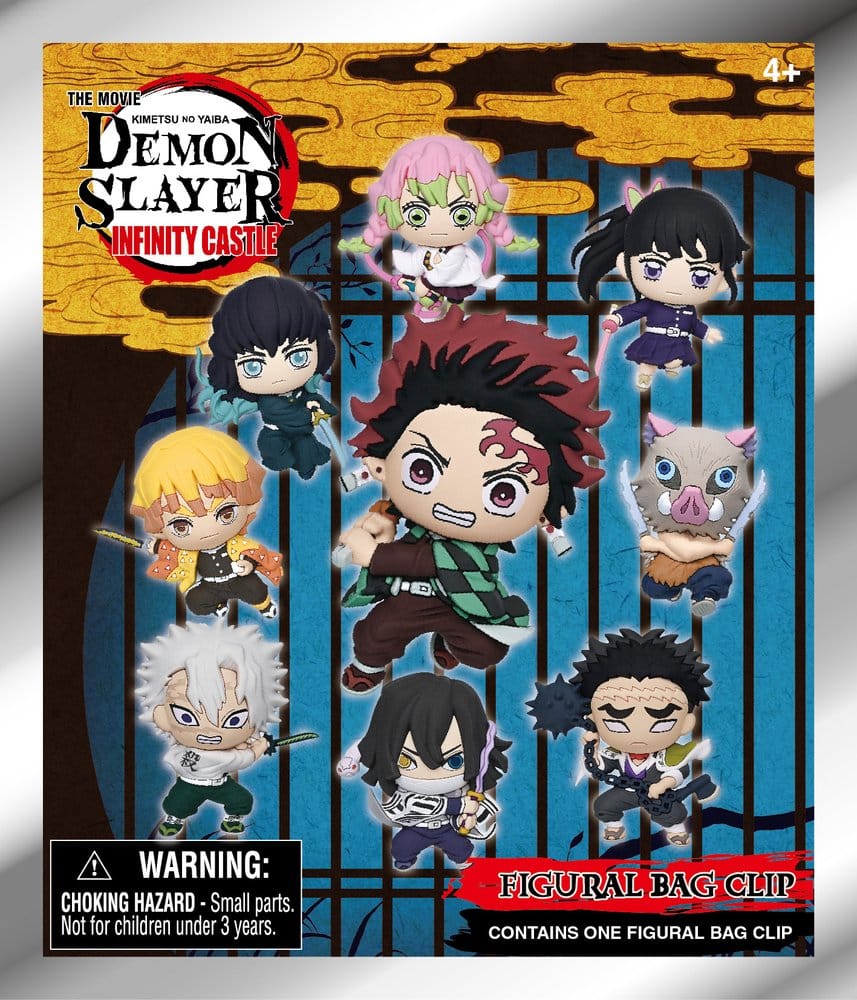 Demon Slayer 3D PVC-Taschenanhänger Infinity Castle Serie 1 Display (24)