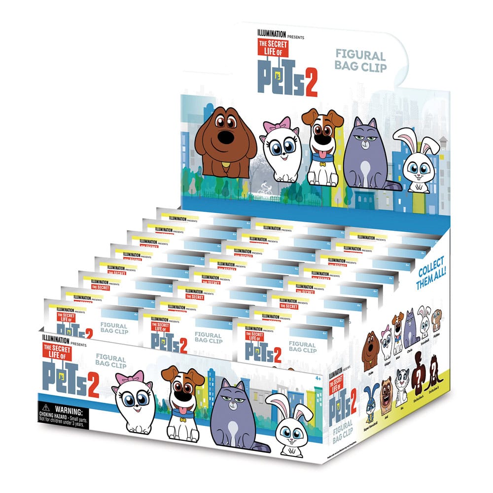 Pets 3D PVC-Taschenanhänger Series 1 Display (24)