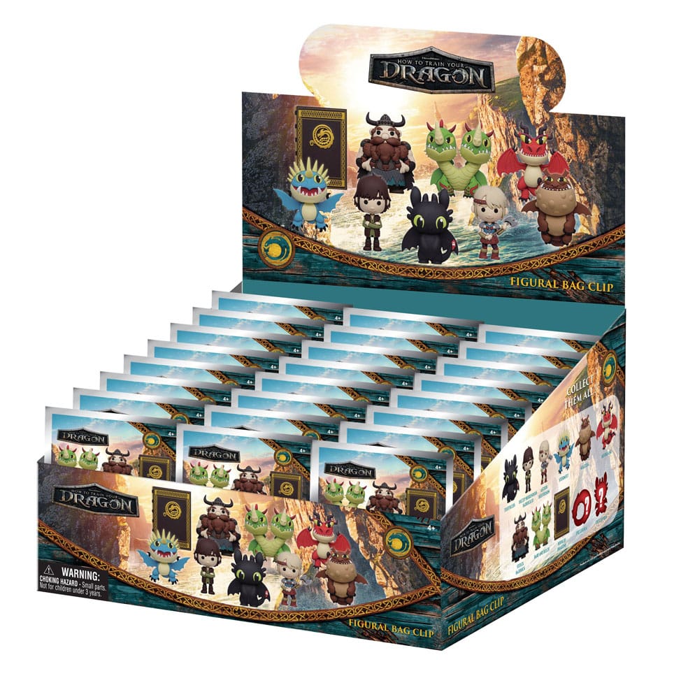 How to train your Dragon 3D PVC-Taschenanhänger 2025 Movie Display (24)