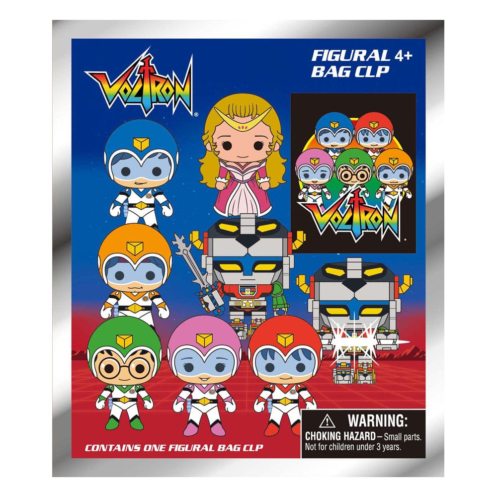 Voltron 3D PVC-Taschenanhänger 40th Anniversary Display (24)