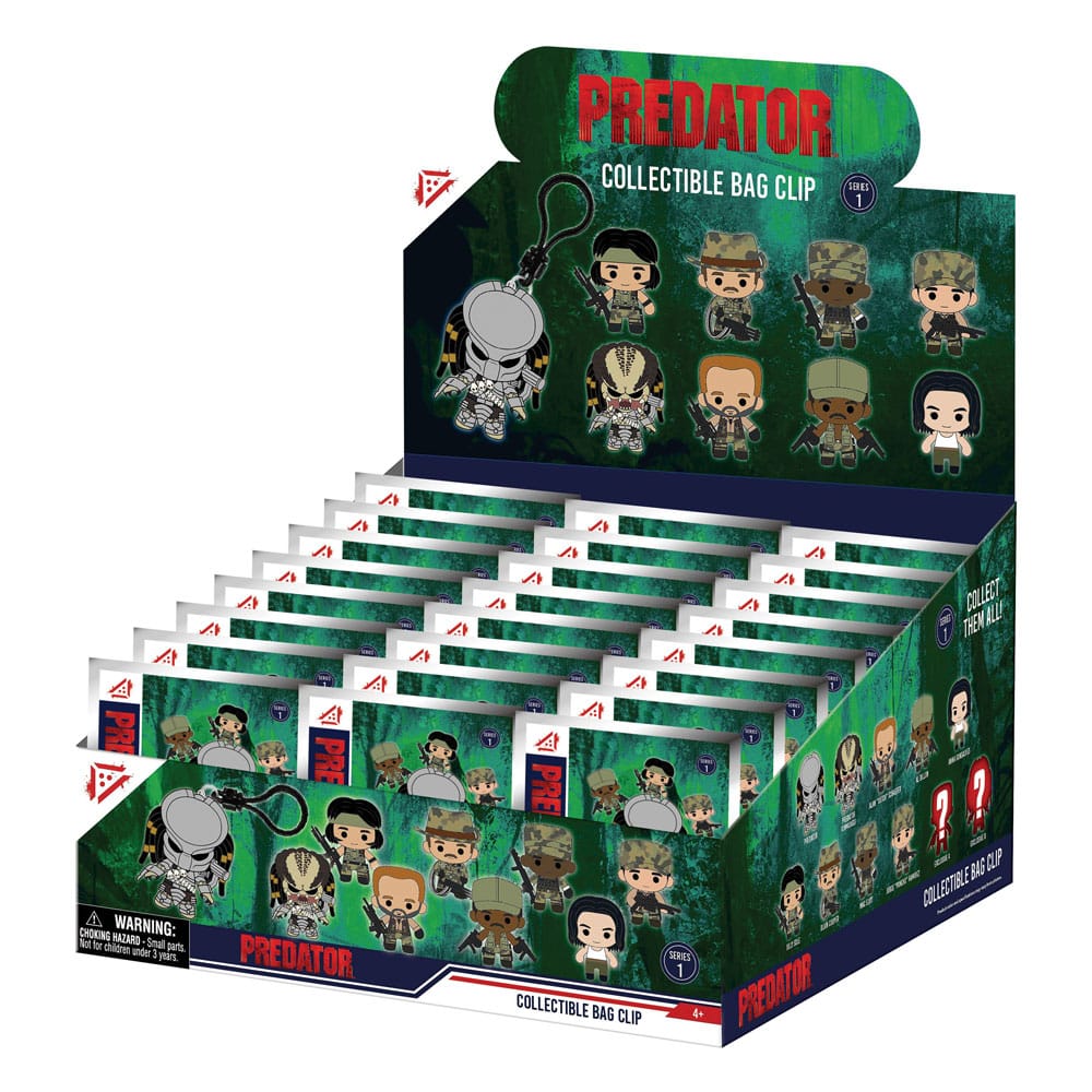 Predators 3D PVC-Taschenanhänger Serie 1 Display (24)