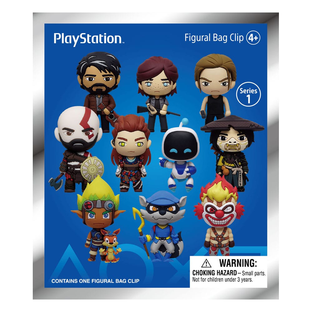 Playstation 3D PVC-Taschenanhänger Serie 1 Display (24)