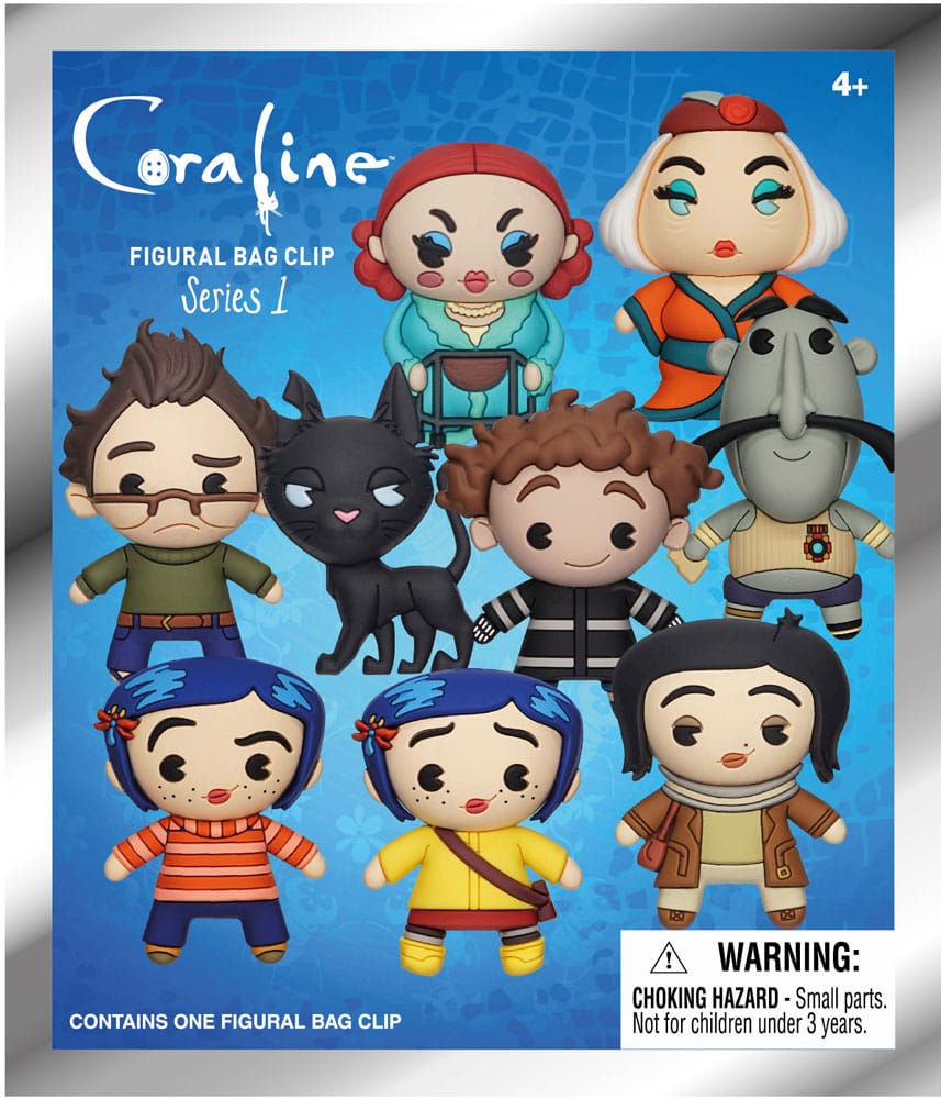 Coraline 3D PVC-Taschenanhänger Series 1 Display (24)
