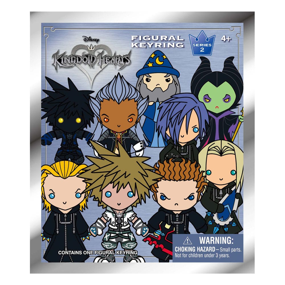 Kingdom Hearts PVC-Taschenanhänger Series 2 Display (24)