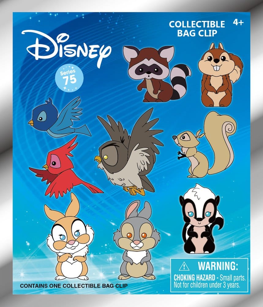 Disney 3D PVC-Taschenanhänger Waldtiere Serie 76 Display (24)