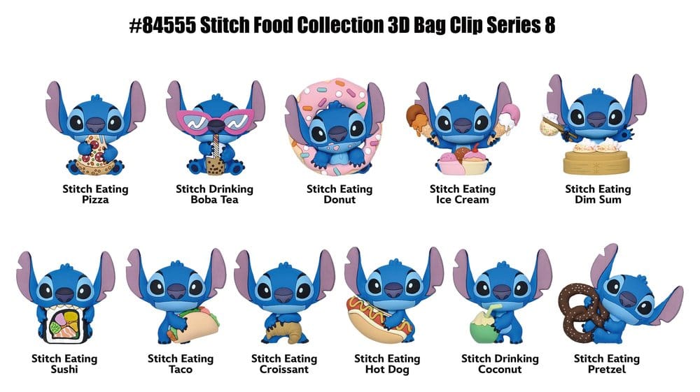 Lilo & Stitch 3D PVC-Taschenanhänger Series 8 Display (24)