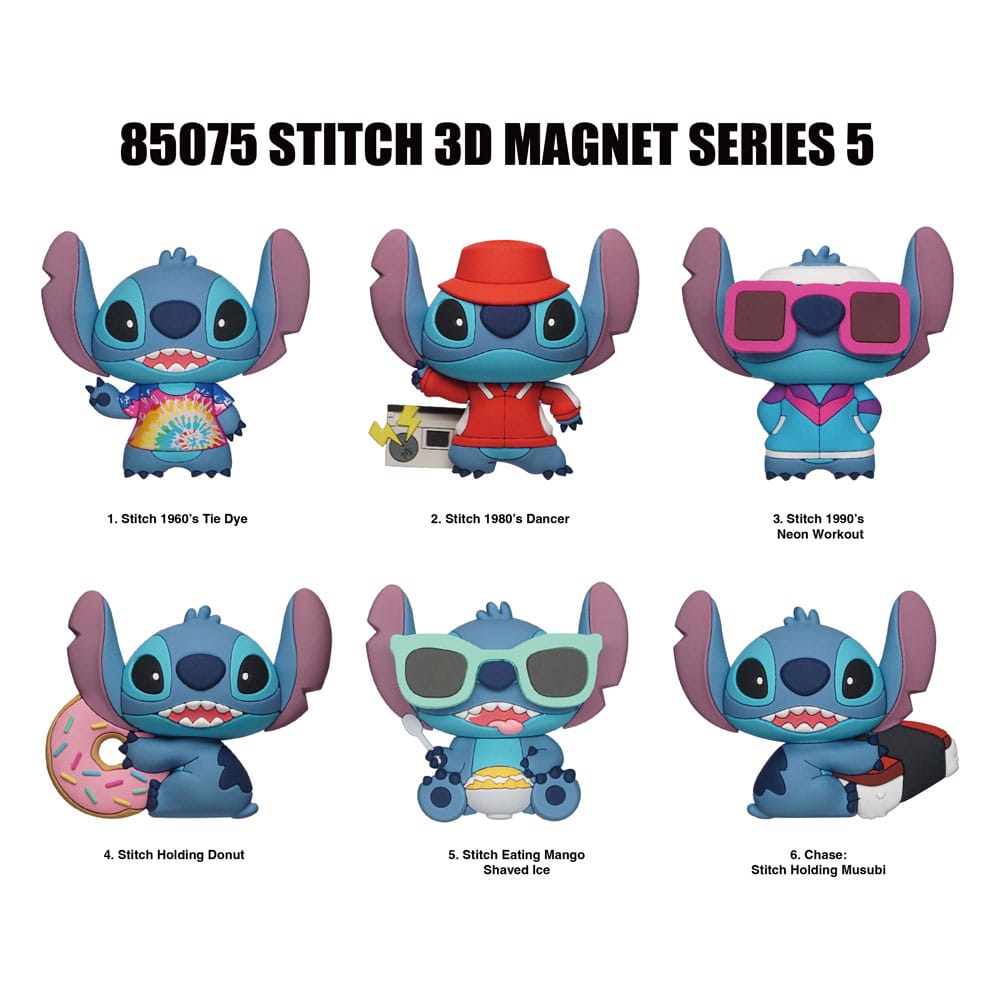 Lilo & Stitch 3D Magnete Stitch Series 5 Blind Pack Display (12)