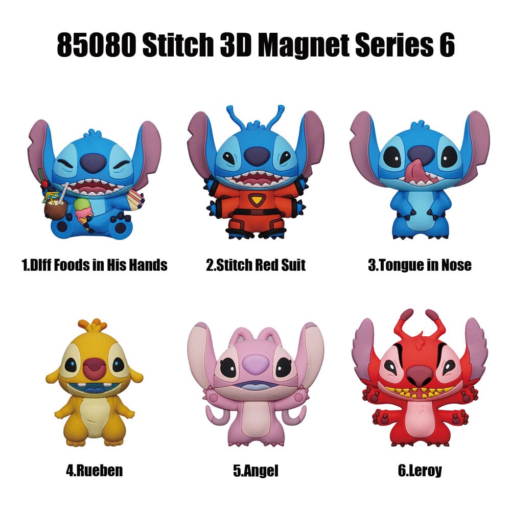 Lilo & Stitch Magnete blind pack Stitch Series 6 Display (12)