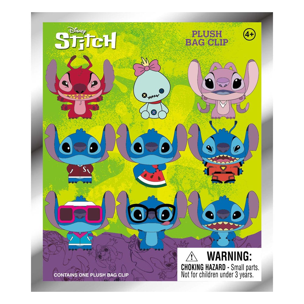 Lilo & Stitch Plüsch-Taschenanhänger Stitch Display (24)
