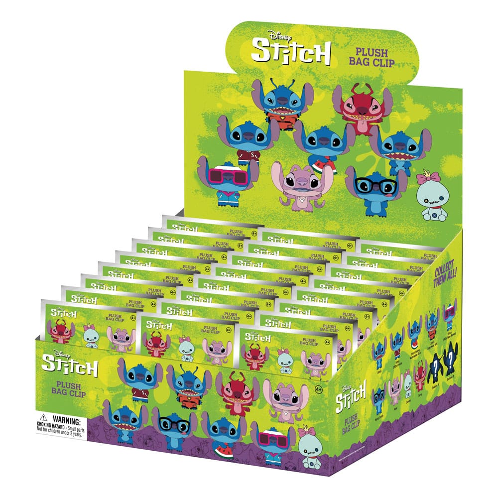 Lilo & Stitch Plüsch-Taschenanhänger Stitch Display (24)