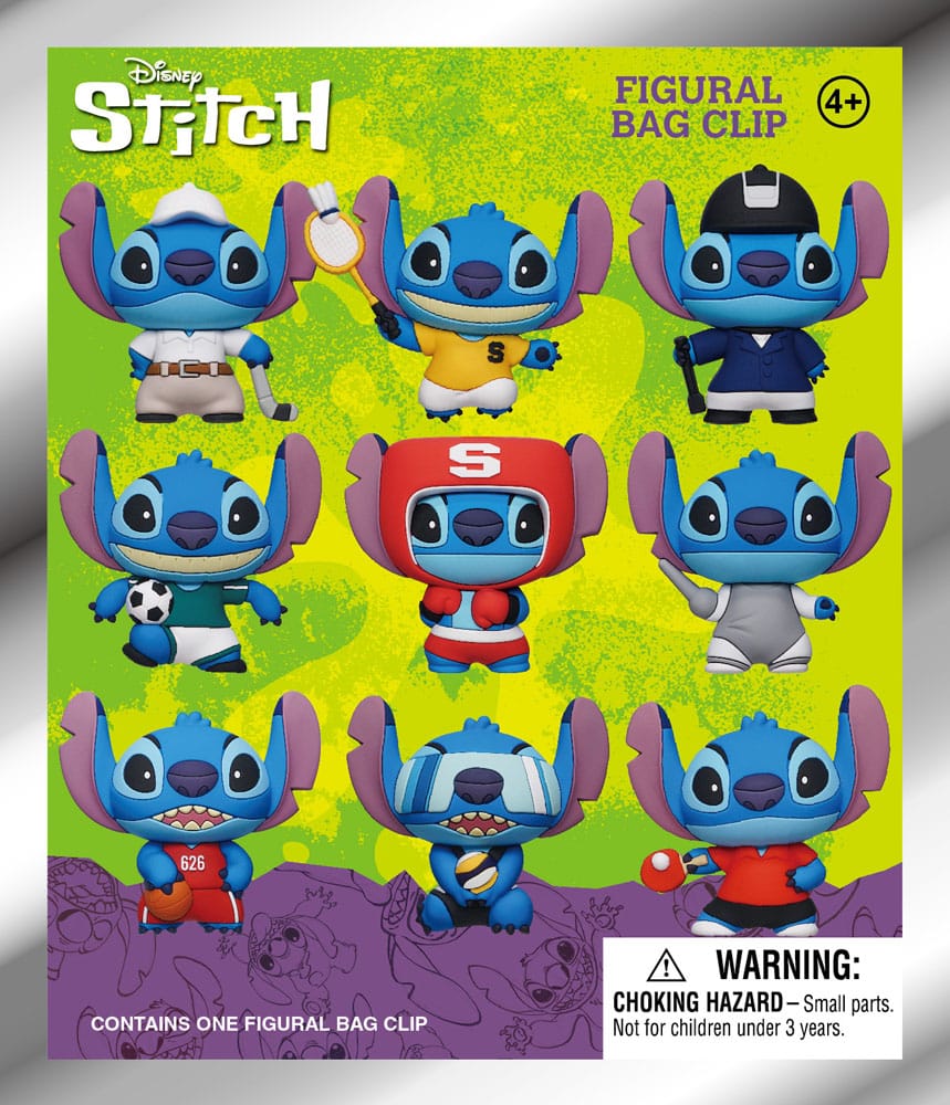 Lilo & Stitch 3D PVC-Taschenanhänger Series 1 Sport Display (24)