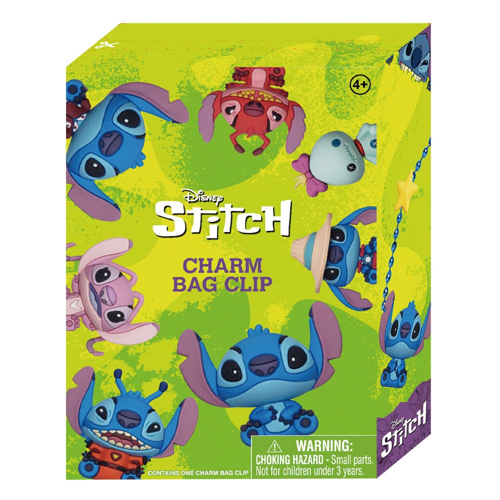 Lilo & Stitch 3D PVC-Taschenanhänger Stitch Charm Display (24)