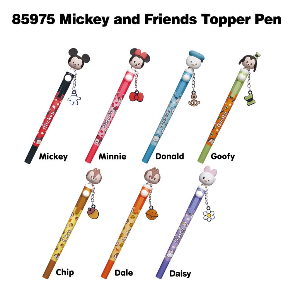 Micky and Friends Stift 3D Head Topper Spinning Pen
