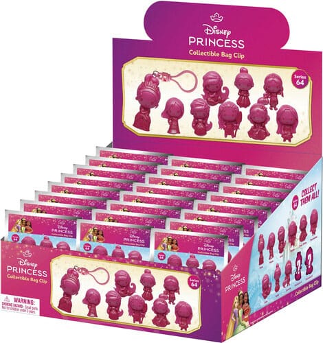 Disney Create your World 3D PVC-Taschenanhänger Princess Serie 64 Display (24)