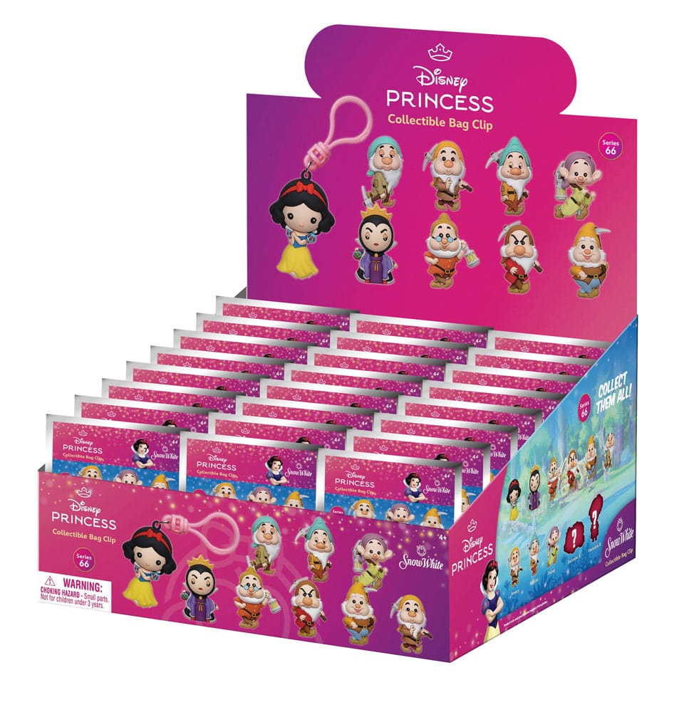Schneewittchen 3D PVC-Taschenanhänger Classic Series 66 Display (24)