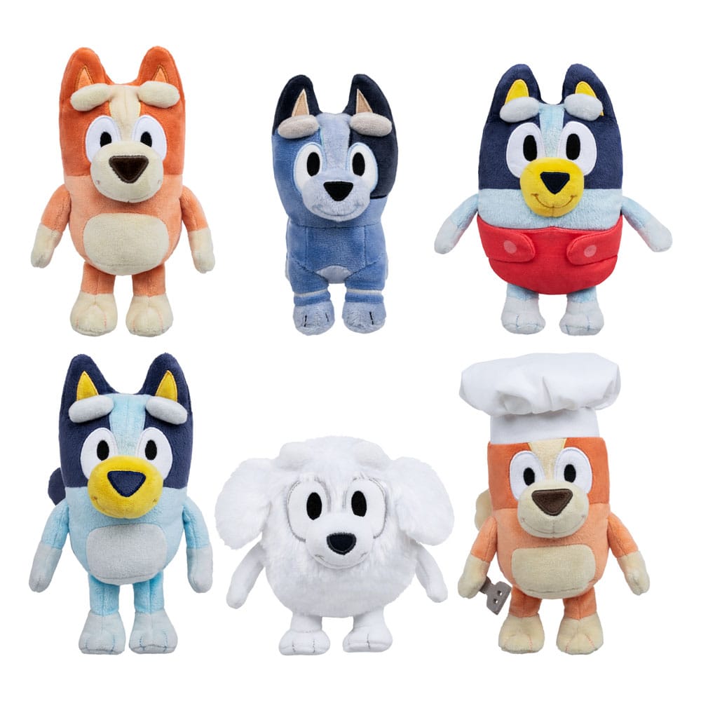 Bluey Plüschfiguren Bluey Basic 20 cm Sortiment (10)