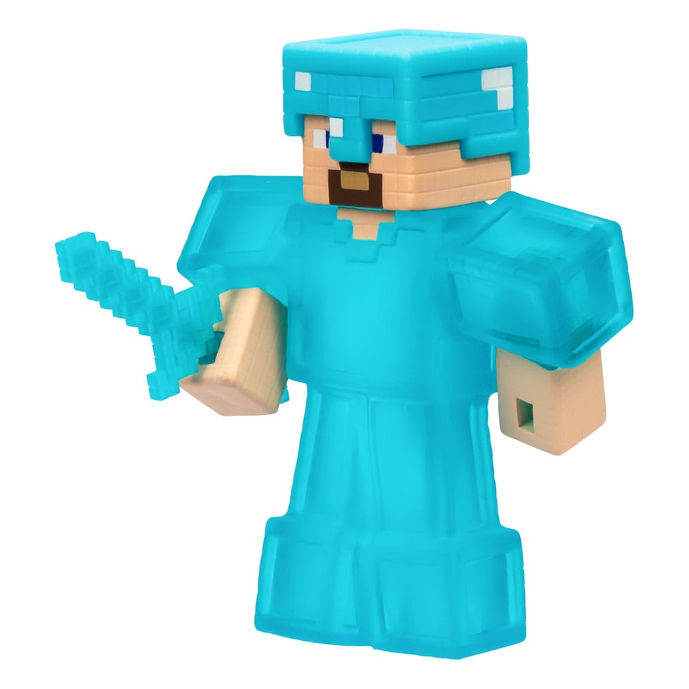 Minecraft Heroes of Goo Jit Zu Meteor Madness Dehnbare Figur Steve 12 cm