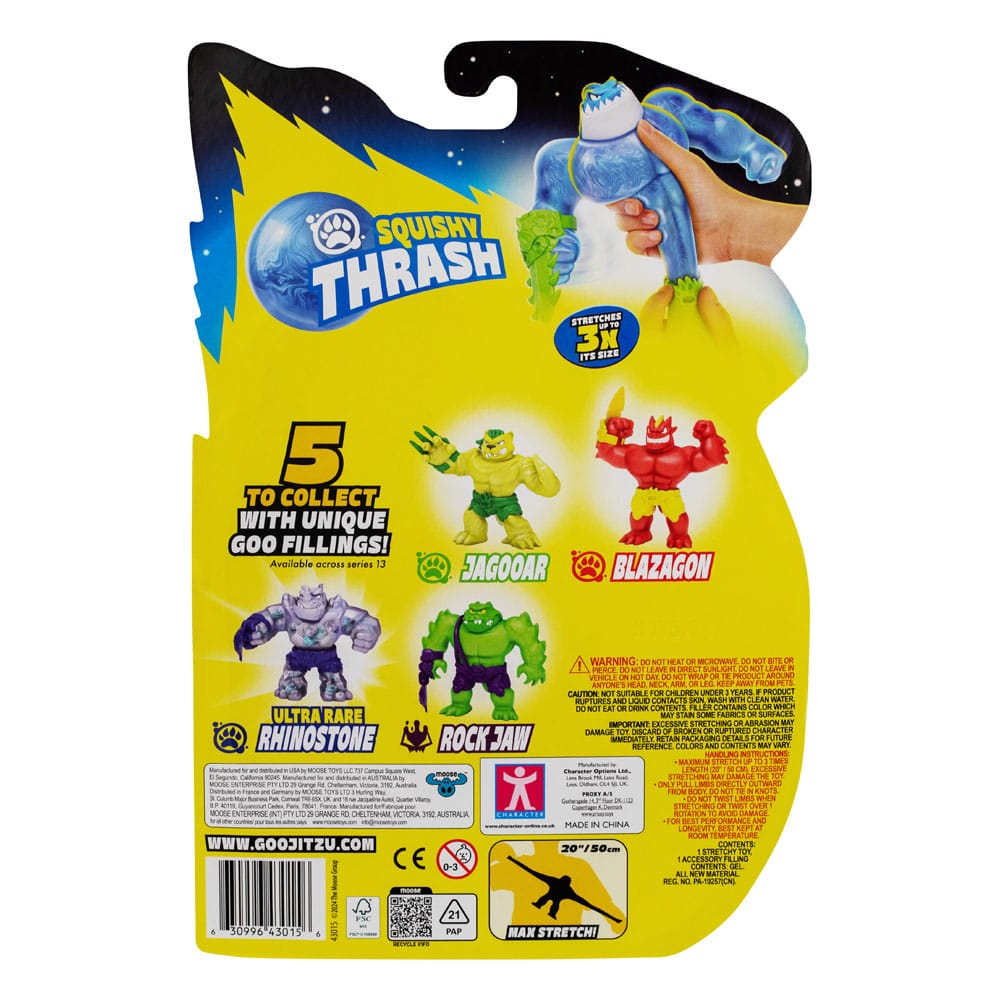 Heroes of Goo Jit Zu Meteor Madness Dehnbare Figur Thrash 12 cm