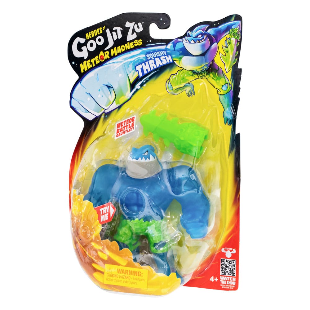 Heroes of Goo Jit Zu Meteor Madness Dehnbare Figur Thrash 12 cm