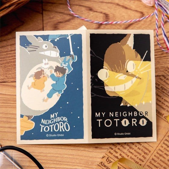 Mein Nachbar Totoro Sticker Catbus & Flying Totoro Retro