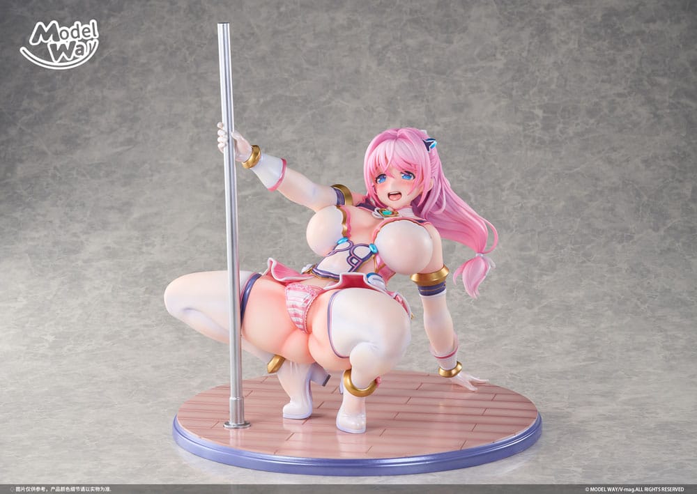 Pet angel cheerly pink PVC Statue 1/4 Momoka Sakuraba 31 cm