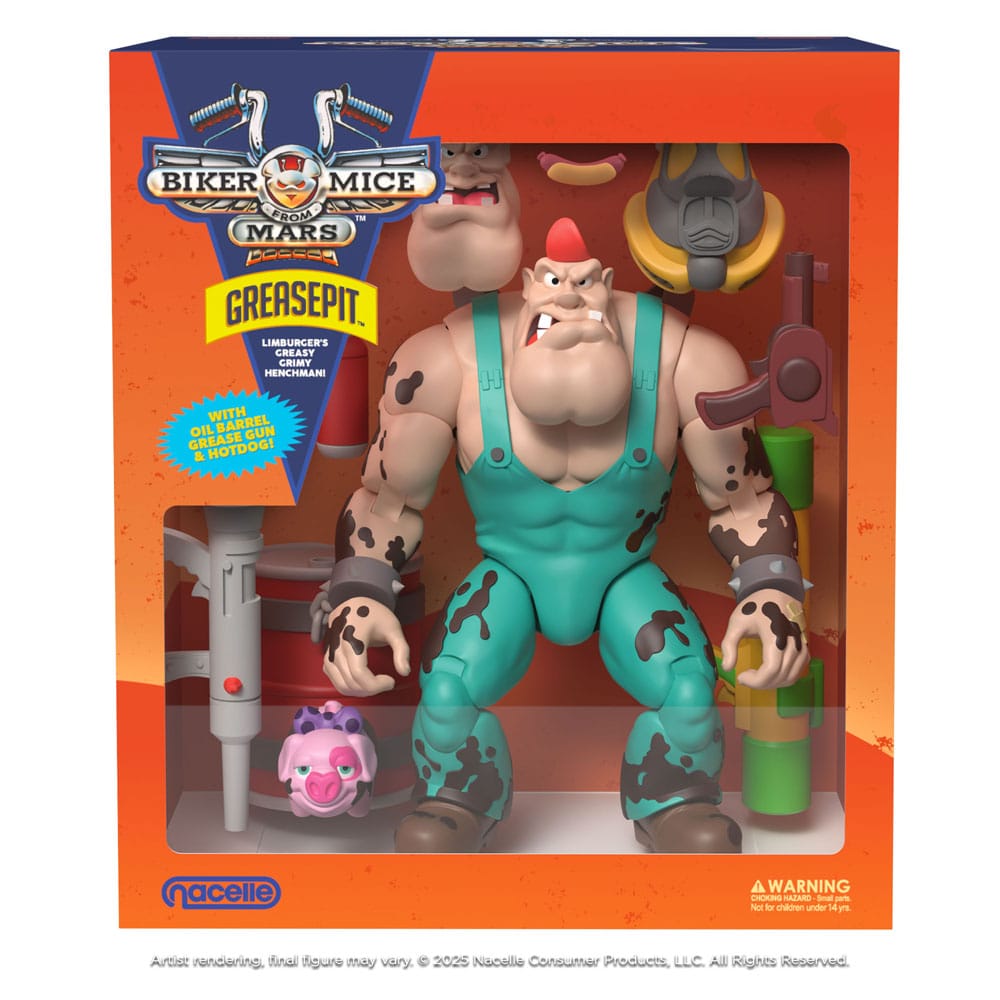 Biker Mice From Mars Actionfigur Greasepit 18 cm