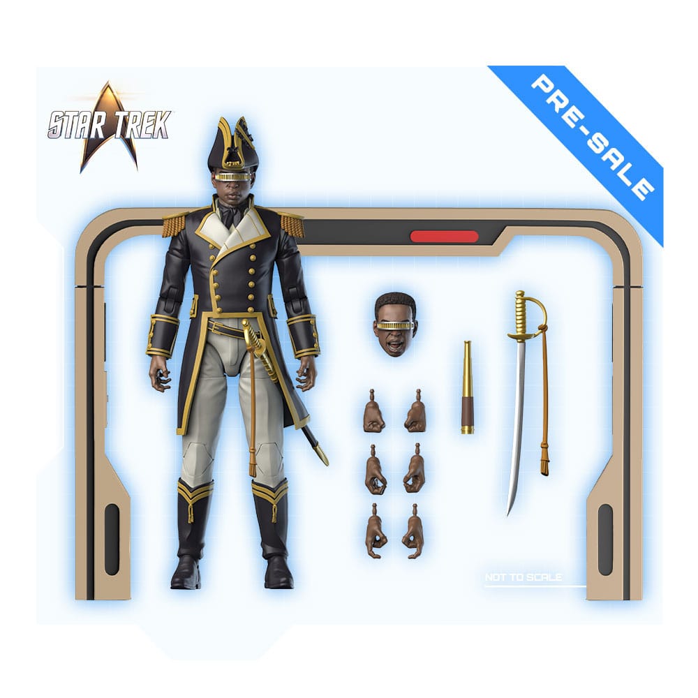 Star Trek: Treffen der Generationen Actionfigur 1/10 Wave 2 Sailor Uniform Geordi La Forge 16 cm