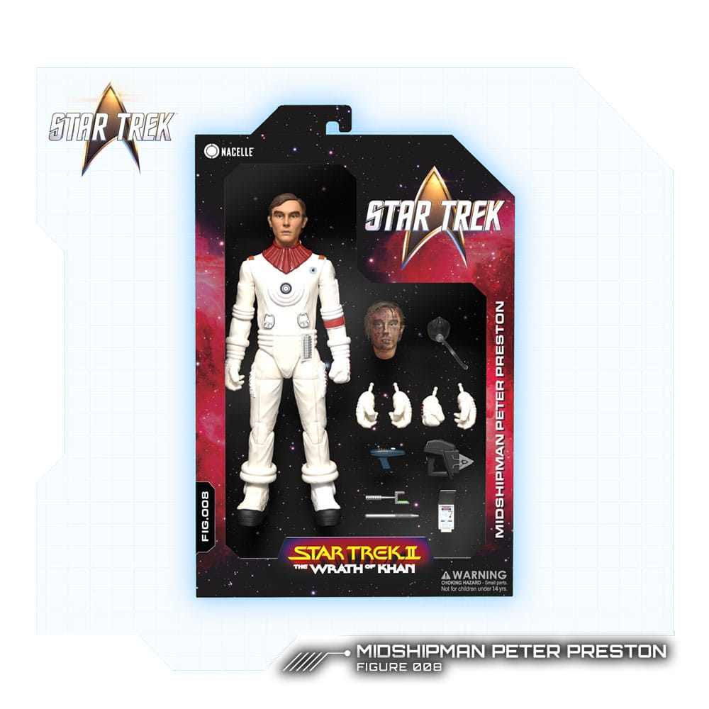 Star Trek II: Der Zorn des Khan Actionfigur 1/12 Peter Preston 16 cm
