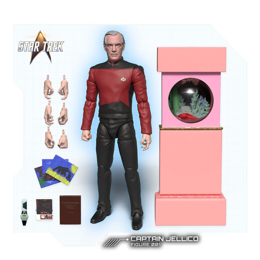 Raumschiff Enterprise - Das nächste Jahrhundert Actionfigur 1/12 Captain Jellico 16 cm