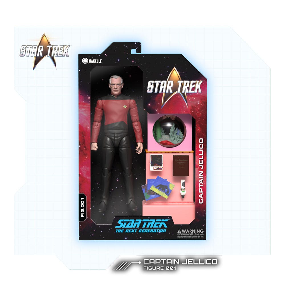 Raumschiff Enterprise - Das nächste Jahrhundert Actionfigur 1/12 Captain Jellico 16 cm