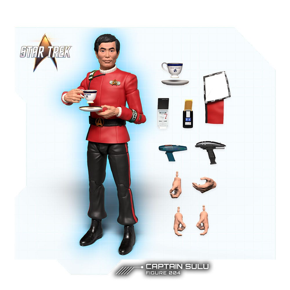 Star Trek VI: Das unentdeckte Land Actionfigur 1/12 Captain Sulu 16 cm