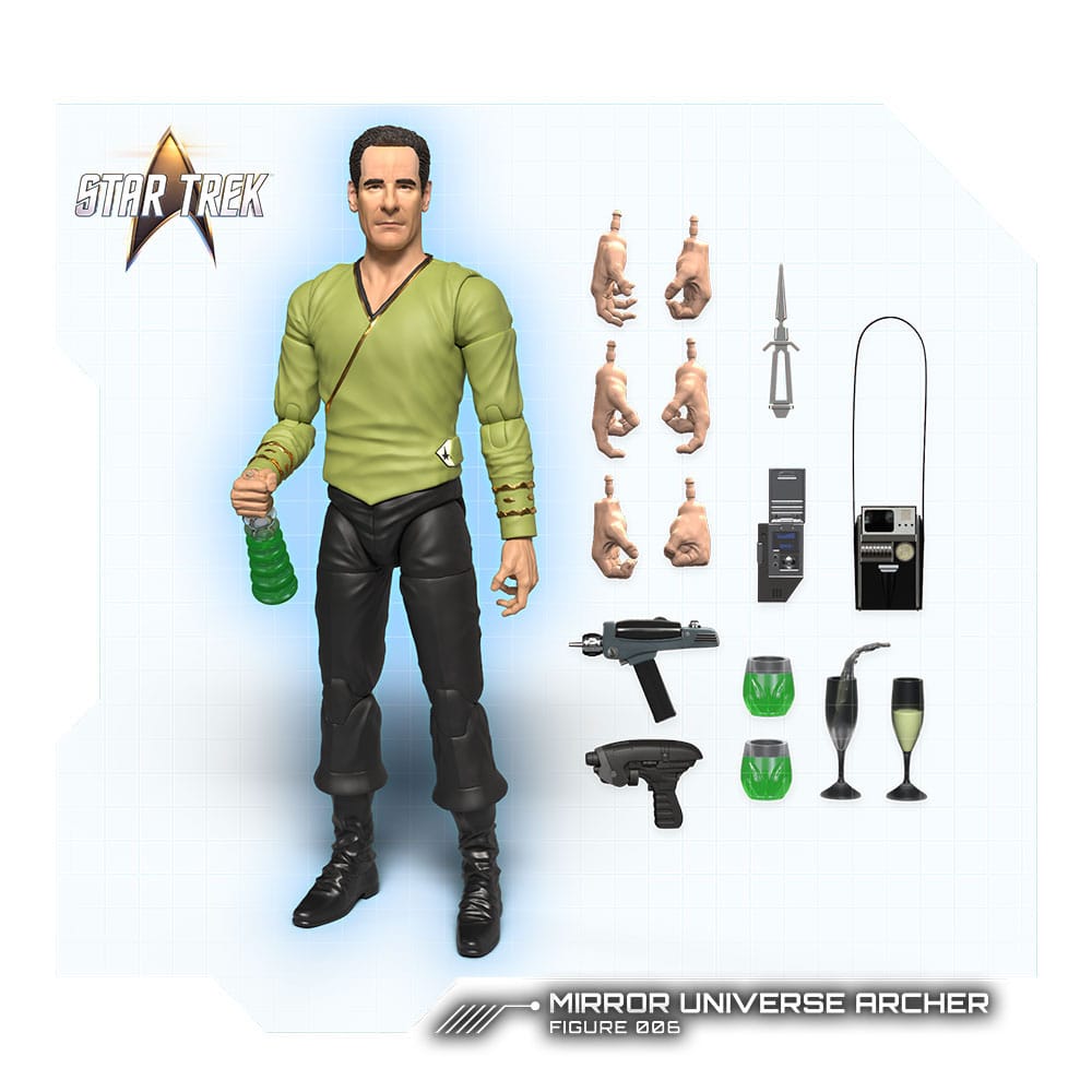 Star Trek: Enterprise Actionfigur 1/12 Mirror Universe Archer 16 cm