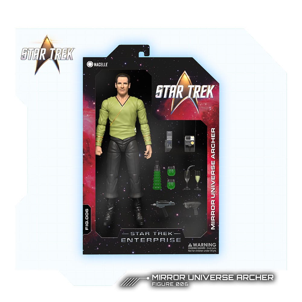 Star Trek: Enterprise Actionfigur 1/12 Mirror Universe Archer 16 cm