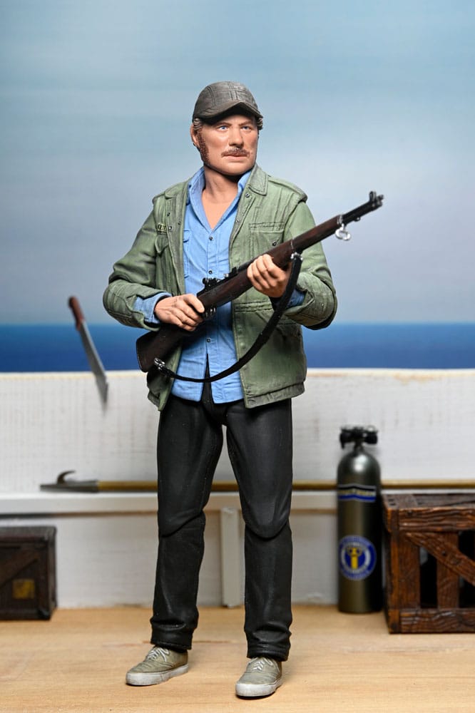 Der weiße Hai Actionfigur Ultimate Sam Quint 50th Anniversary Figure 18 cm