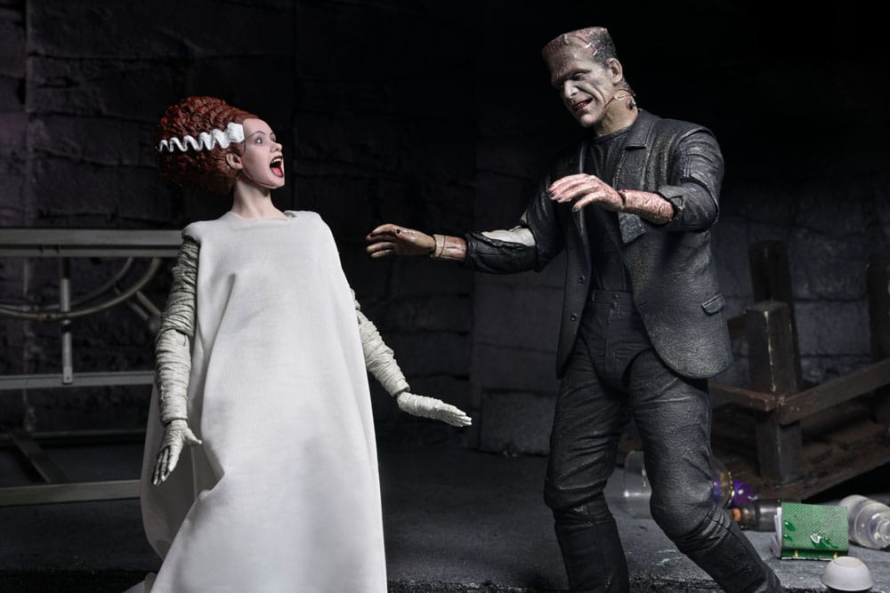 Universal Monsters Actionfiguren 2er-Pack Bride of Frankenstein 90th Anniversary The Monster & His Mate 18 cm