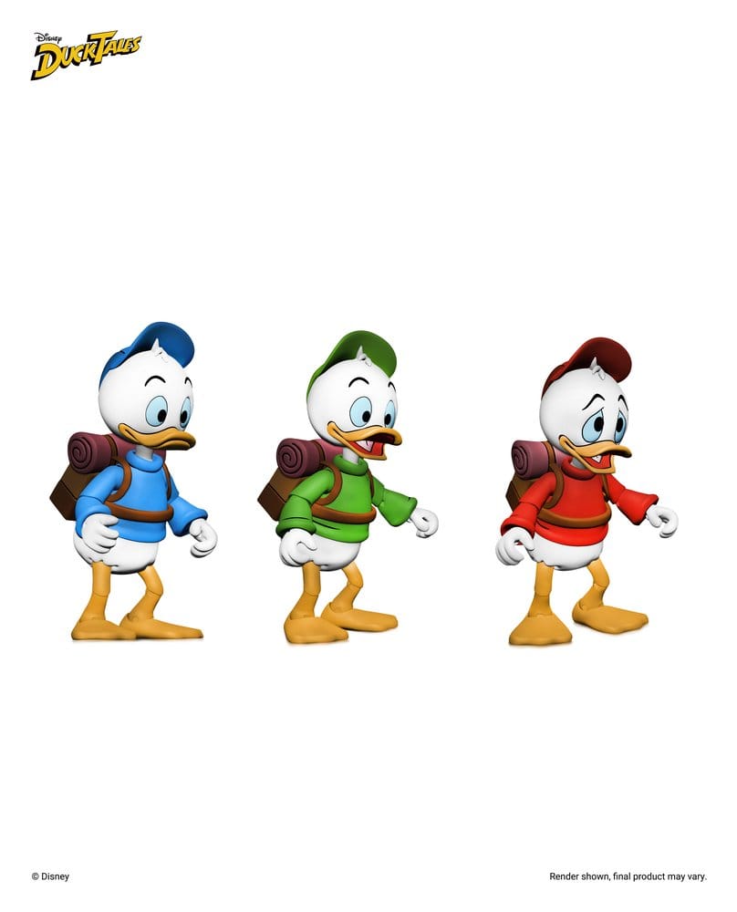 DuckTales Ultimate Actionfiguren 3er-Pack Huey, Dewey, and Louie 18 cm