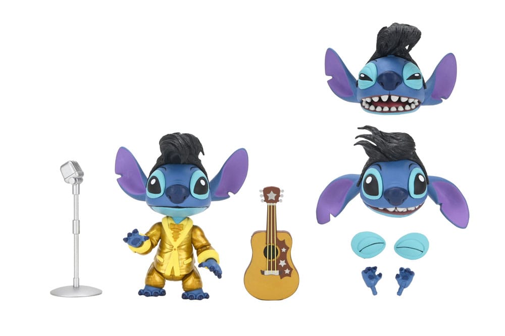 Lilo & Stitch Actionfigur Ultimate Gold Suit Elvis Stitch 18 cm