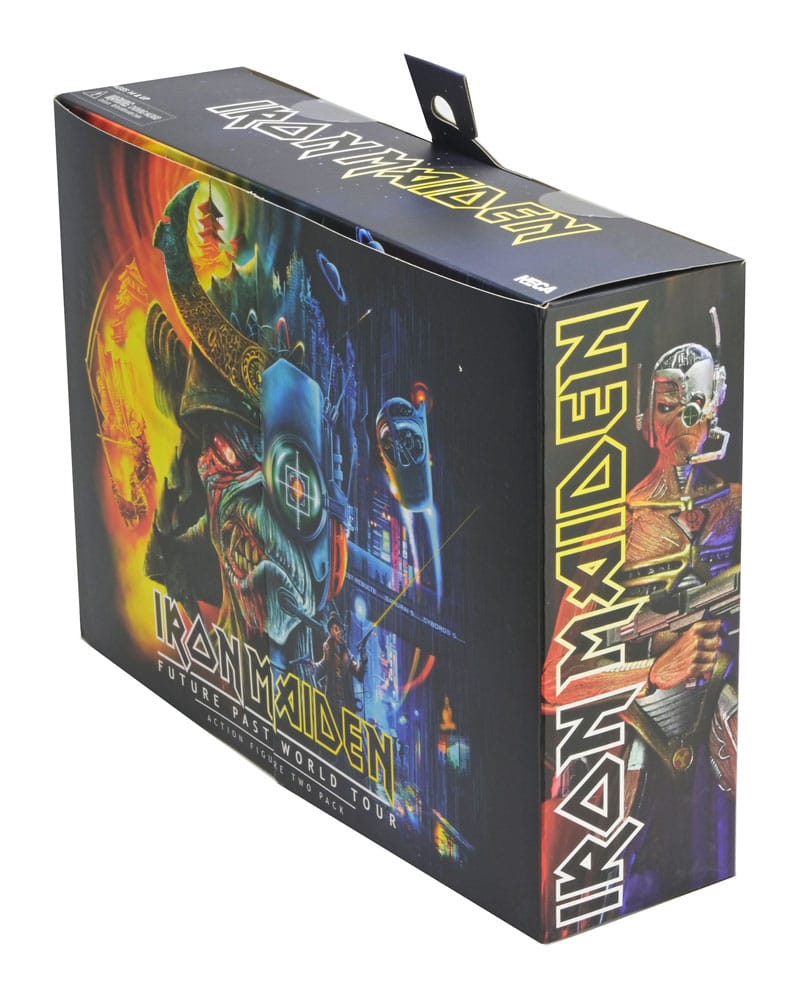 Iron Maiden Future Past World Tour Ultimate Actionfiguren 2er-Pack Senjutsu Eddie and Somewhere in Time Eddie 18 cm