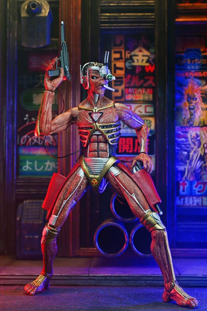 Iron Maiden Future Past World Tour Ultimate Actionfiguren 2er-Pack Senjutsu Eddie and Somewhere in Time Eddie 18 cm