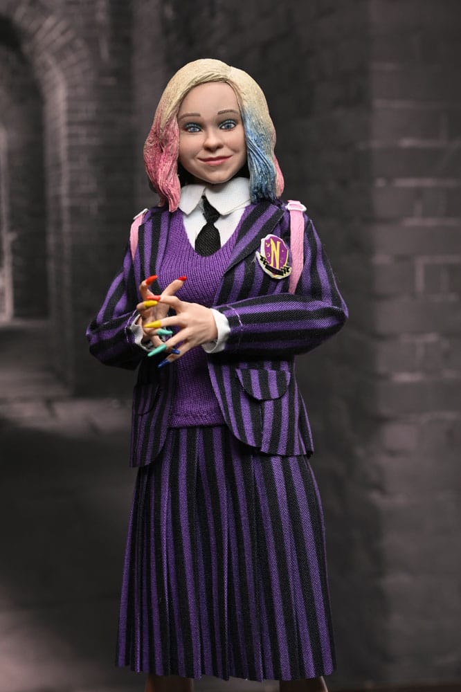 Wednesday Actionfiguren 2er Pack Wednesday Addams (Nevermore Uniform) and Enid 20 cm