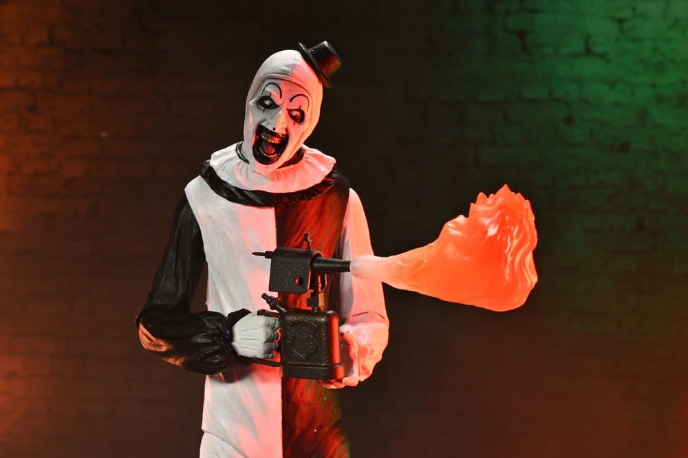 Terrifier 2 2er-Pack Actionfiguren Ultimate Art the Clown & Little Pale Girl 18 cm