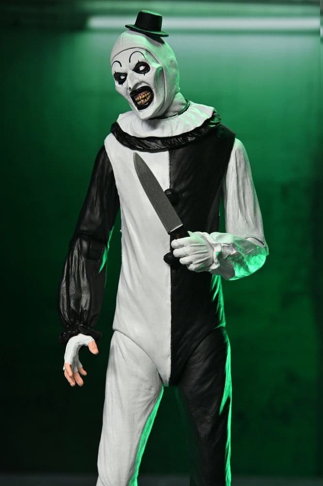 Terrifier 2 2er-Pack Actionfiguren Ultimate Art the Clown & Little Pale Girl 18 cm
