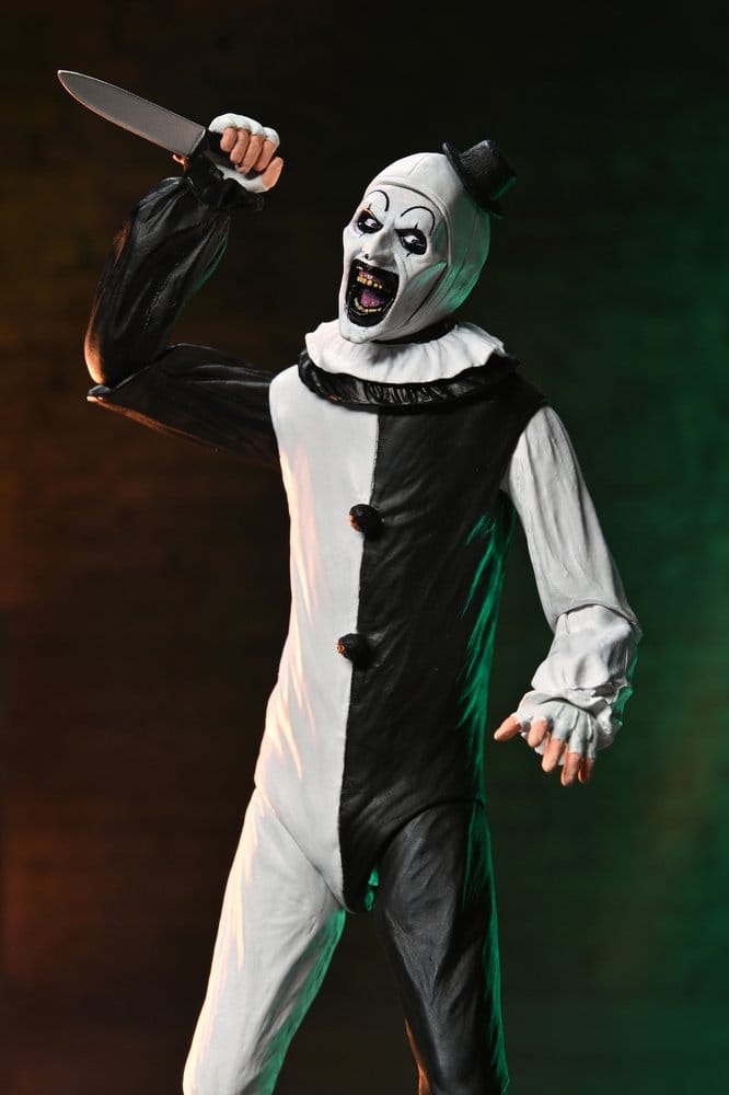 Terrifier 2 2er-Pack Actionfiguren Ultimate Art the Clown & Little Pale Girl 18 cm