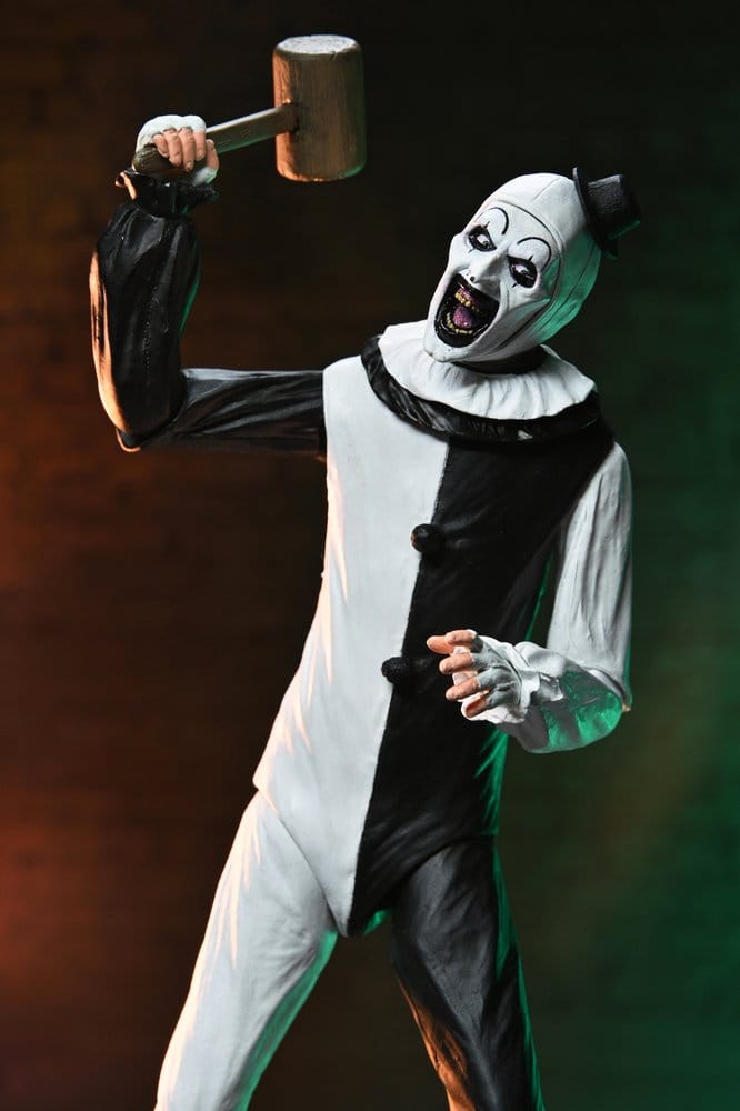 Terrifier 2 2er-Pack Actionfiguren Ultimate Art the Clown & Little Pale Girl 18 cm
