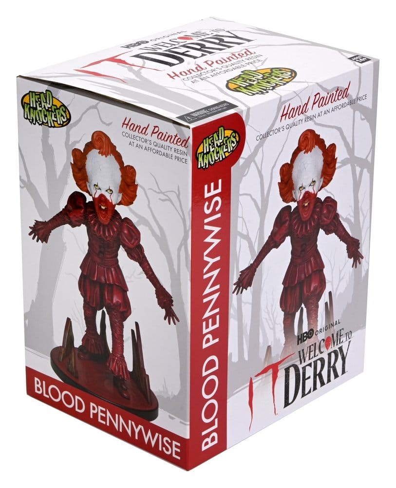 Es: Welcome To Derry Head Knocker Blood Pennywise 19 cm
